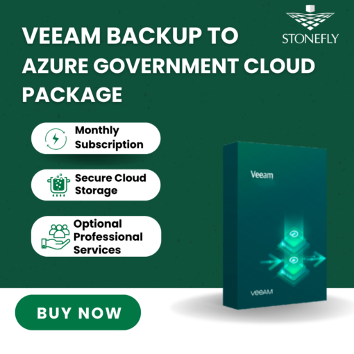 Veeam Backup to Azure Government Cloud Package - Monthly Subscription