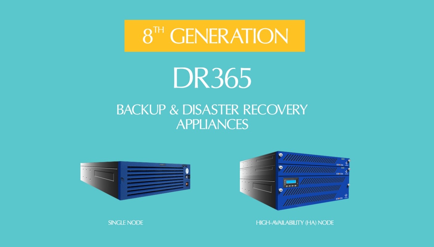 8th Generation DR365 Backup and Disaster Recovery Appliances