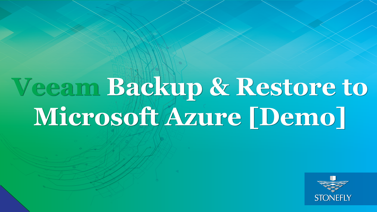 Veeam backup and restore to Microsoft Azure [Demo]
