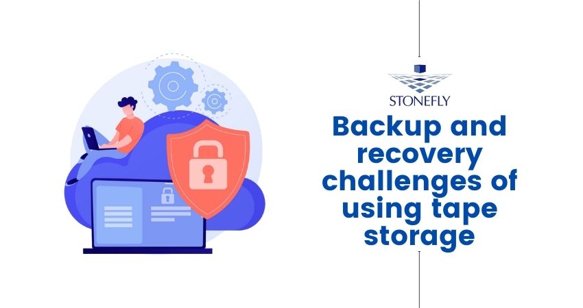 Backup and recovery challenges of using tape storage