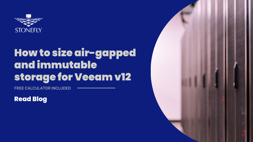 How to size air-gapped and immutable storage for Veeam v12
